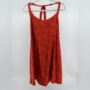 Patagonia Organic Cotton Halter Neck Athleisure Dress, Shelf Bra, Women's Large